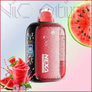 پاد یکبار مصرف نکسا پیکس مخزن شفاف یخ در بهشت هندوانه 35000 پاف(Nexa Pix 35k Watermelon Slush)