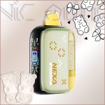 پاد یکبار مصرف نکسا پیکس مخزن شفاف پاستیل خرسی سفید 35000 پاف(Nexa Pix 35k White Gummy)