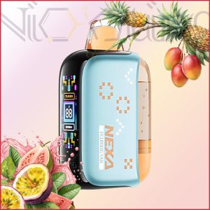 پاد یکبار مصرف نکسا پیکس مخزن شفاف ترکیب شگفت انگیز میوه های استوایی 35000 پاف(Nexa Pix 35k fcuking fab)