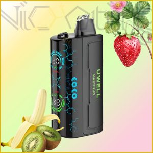پاد یکبار مصرف یوول کوکوبار توت فرنگی کیوی موز 60000 پاف (UWELL KOKO BAR Strawberry Kiwi Banana)