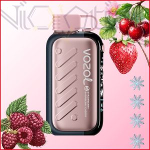 پاد یکبار مصرف وزول آیس اند سوییت توت فرنگی رزبری گیلاس 50000 پاف(VOZOL Gear Ice&sweet 50k Strawberry Raspberry Cherry)