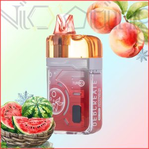 پاد یکبار مصرف الف بار هندوانه هلو یخ 40000 پاف(Ebcreat BC Pro 40k Watermelon Peach Frost)